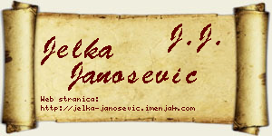 Jelka Janošević vizit kartica